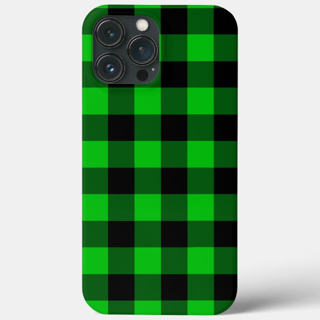 Coques Case-Mate iPhone Contrôle vert noir (Verso)