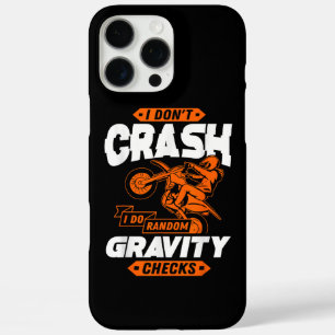 Coque iPhone 16 Pro Max Contrôles de gravité aléatoires - Motocross & Dirt