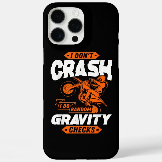 Coques Case-Mate iPhone Contrôles de gravité aléatoires - Motocross & Dirt (Verso)
