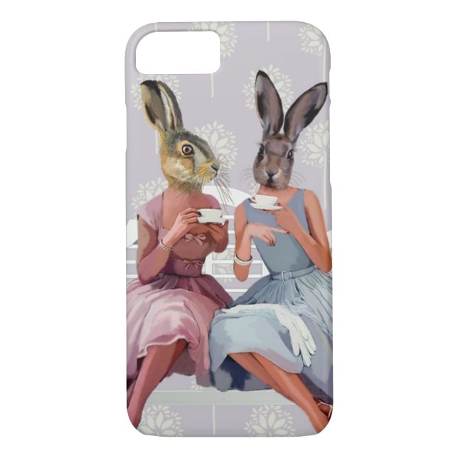 Coques Case-Mate iPhone Conversation de lapin (Dos)