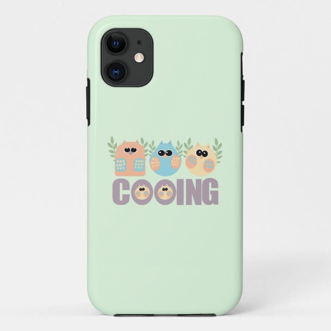 Coques Case-Mate iPhone Cooing des hiboux (Dos)