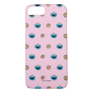 Coque Case-Mate Pour iPhone Cookie Monster et Cookies Motif rose