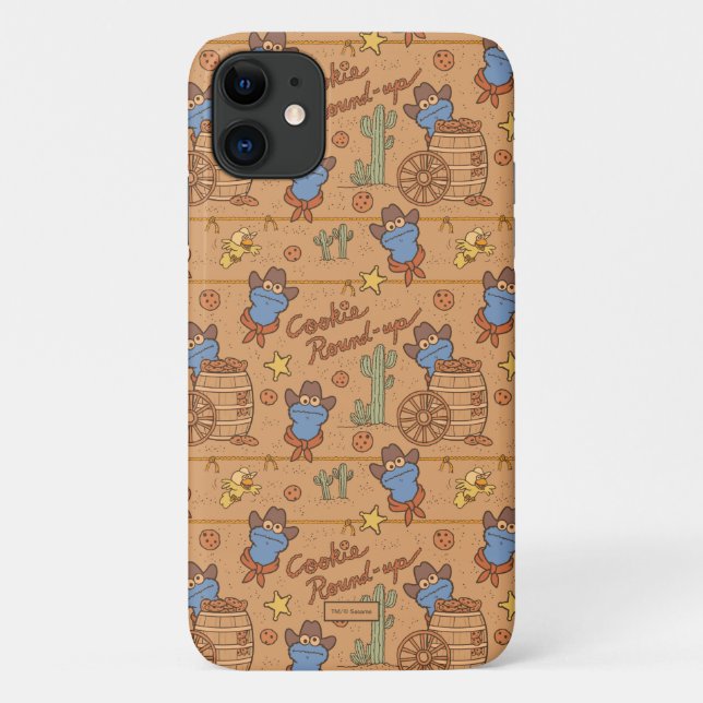 Coques Case-Mate iPhone Cookie Monster | Motif de synthèse de cookies (Dos)