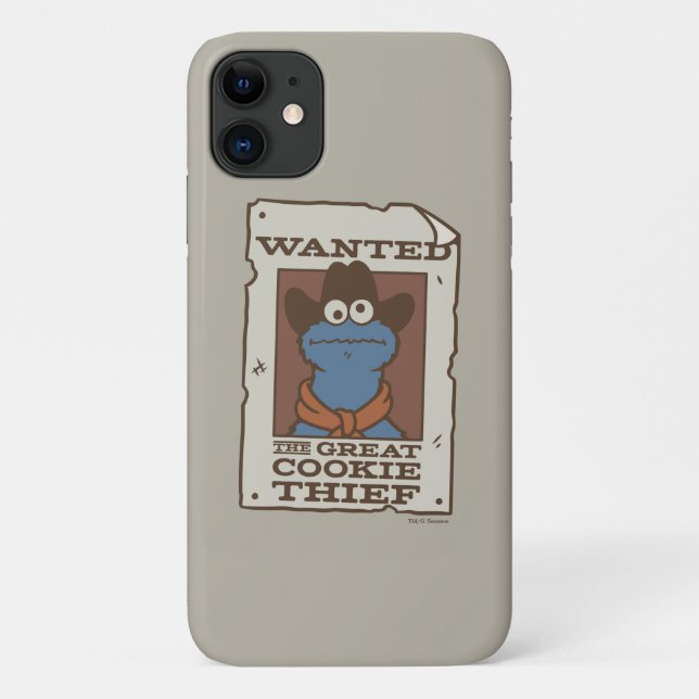 Coques Case-Mate iPhone Cookie Monster | Poster Recherché (Dos)