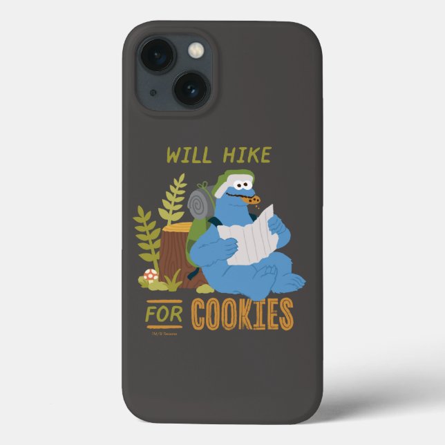 Coques Case-Mate iPhone Cookie Monster | Randonnée Pour Les Cookies (Verso)