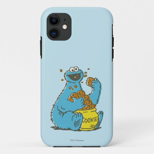 Coques Case-Mate iPhone Cookie Monster Vintage (Dos)