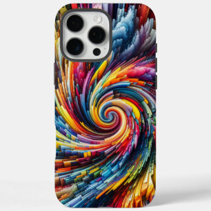 Coque iPhone 16 Pro Max Cool 3D Abstrait
