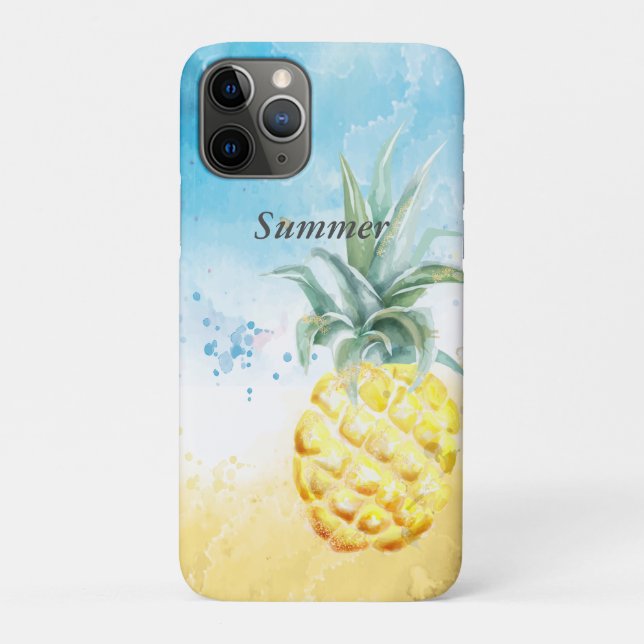 Coques Case-Mate iPhone Cool Ananas été (Dos)