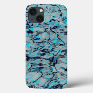 Case-Mate iPhone Case Cool, art numérique moderne d'aquarelle bleue