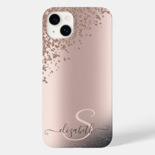Coque Case-Mate iPhone Cool Black Parties scintillant Diamonds Rose or Mo