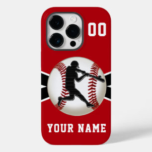 Coque Case-Mate iPhone Cool, Boîtier téléphonique de baseball avec nom et