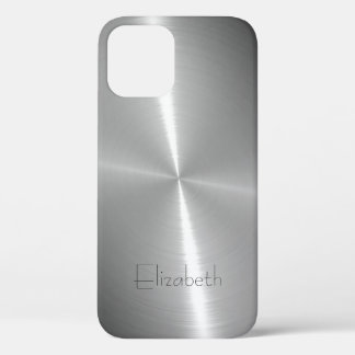 Case-Mate iPhone Case Cool brillant radial acier métallique