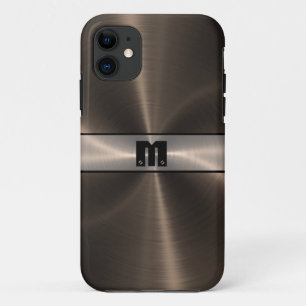 Etui iPhone Case-Mate Cool Bronze brillant acier inoxydable métal 7