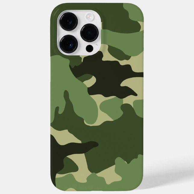 Coques Case-Mate iPhone Cool Camouflage Vert Motif militaire Slim (Verso)