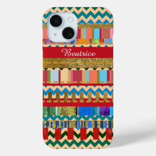 Coque Case-Mate iPhone Cool Colorée Grilles Nom du Motif