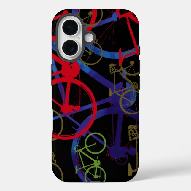 Coques Case-Mate iPhone Cool de vélos urbains graphiques (Verso)