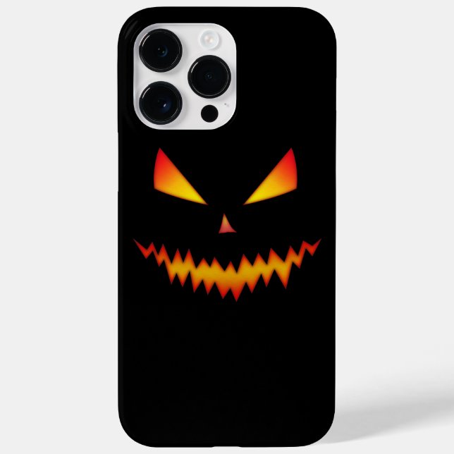 Coques Case-Mate iPhone Cool effrayant Jack O'Lantern Halloween noir (Verso)