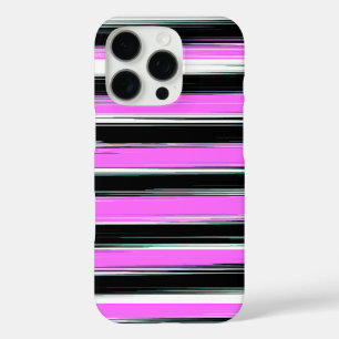Coque iPhone 16 Pro Cool en rose, noir et blanc