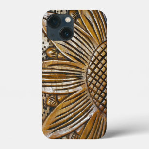 Etui iPhone Case-Mate Cool Faux Wood Texture Tournesol Photo Tough