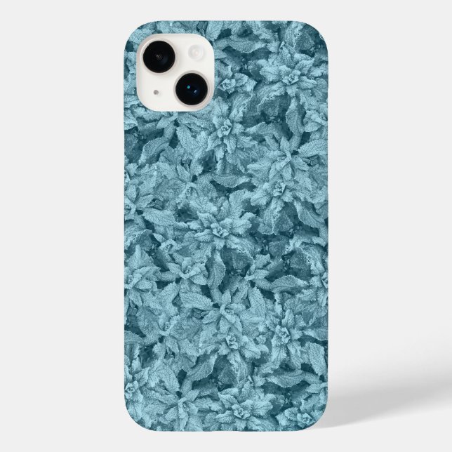 Coques Case-Mate iPhone Cool Frosty Foliage-Turquoise (Verso)