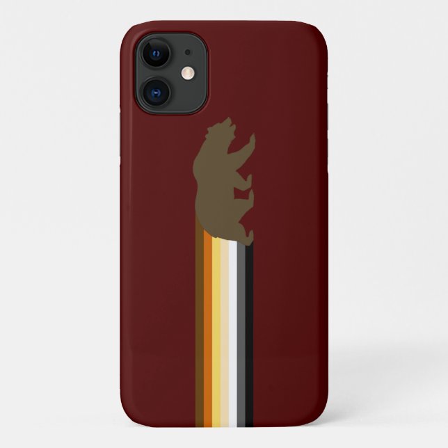 Coques Case-Mate iPhone Cool Gay Bear Fierté (Dos)