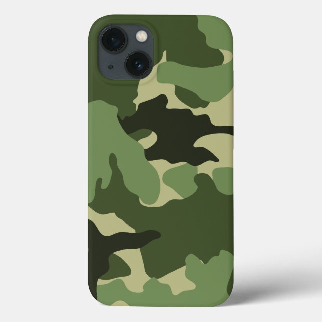 Coques Case-Mate iPhone Cool Green Camo Camouflage militaire Motif robuste (Verso)