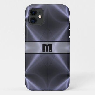 Coques Pour iPhone Cool Gris brillant acier inoxydable métal 14