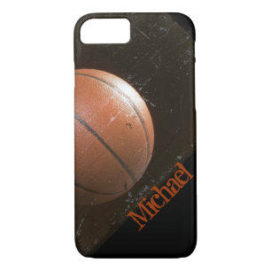 Coque iPhone 8/7 Cool Grunge Basketball Personnalisé