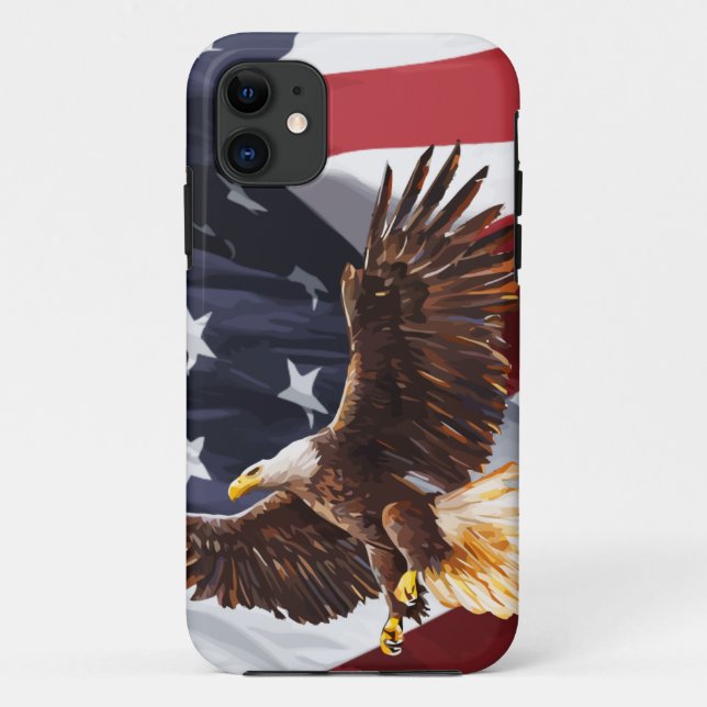 Coques Case-Mate iPhone Cool Hommes Américain Patriotique (Dos)