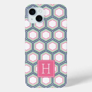 Coque Case-Mate iPhone Cool Honeypeb Motif et Monogramme rose