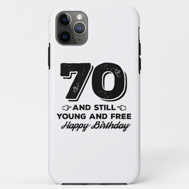 Coques Case-Mate iPhone cool jeune 70e anniversaire citation paroles (Dos)