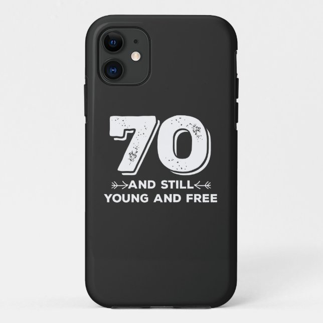 Coques Case-Mate iPhone cool jeune 70e anniversaire citation paroles (Dos)