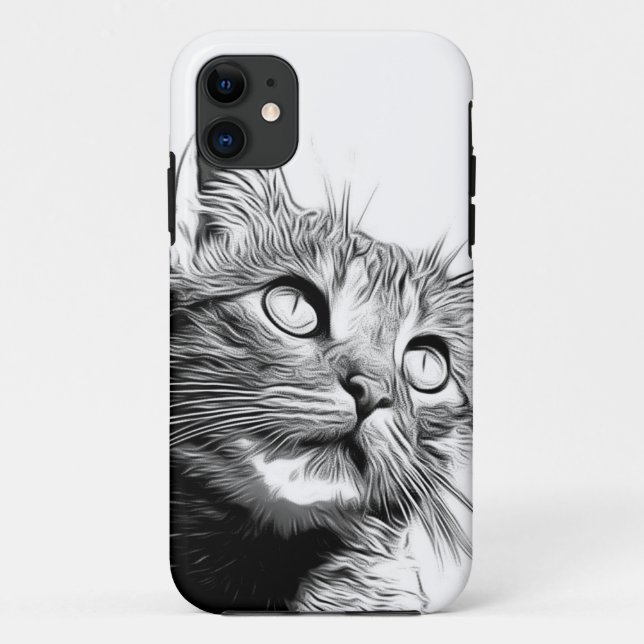 Coques Case-Mate iPhone Cool Kitty Design (Dos)
