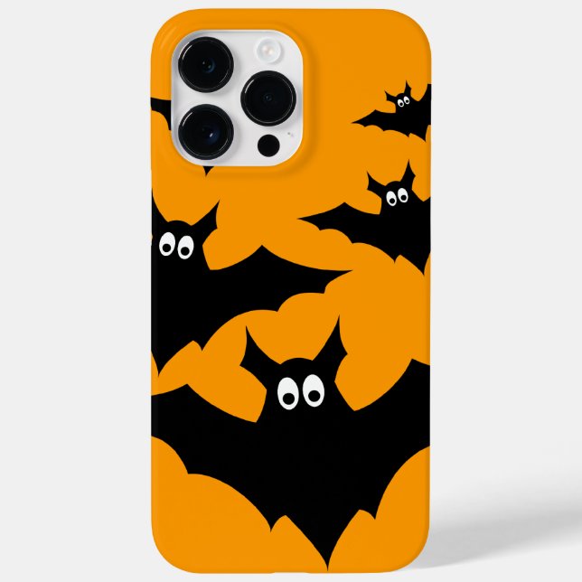 Coques Case-Mate iPhone Cool mignon chauves chauves-souris Black Flying Ha (Verso)