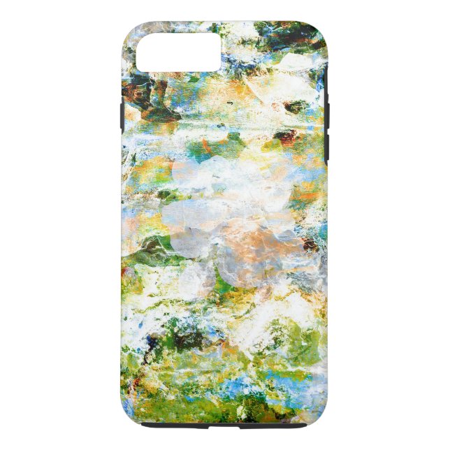 Coques Case-Mate iPhone Cool moderne Abstrait peinture verte Design (Dos)