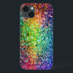 iPhone 13 Coque Cool Multicolor Parties scintillant rétro et étinc<br><div class="desc">Coll parties scintillant rétro multicolore et scintille motif 2. Si vous avez besoin d'aide pour customiser un de mes designs,  contactez le concepteur ArtOnWear. Mise en forme de texte gratuite avec aide en direct disponible sur demande.</div>