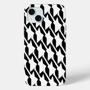 Coque Case-Mate iPhone Cool noir et blanc brillant petite guitare Rocker