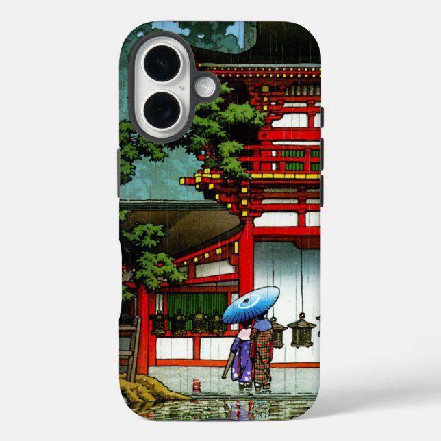 Coques Case-Mate iPhone Cool oriental japonais classique temple de la plui (Verso)