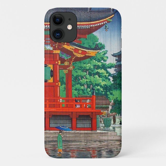 Coques Case-Mate iPhone Cool oriental japonais hasui Kawase shrine sous pl (Dos)