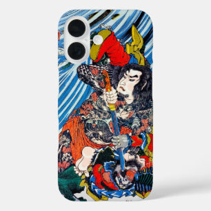 Coque Pour iPhone 16 Cool oriental japonais légendaire Héros Samurai