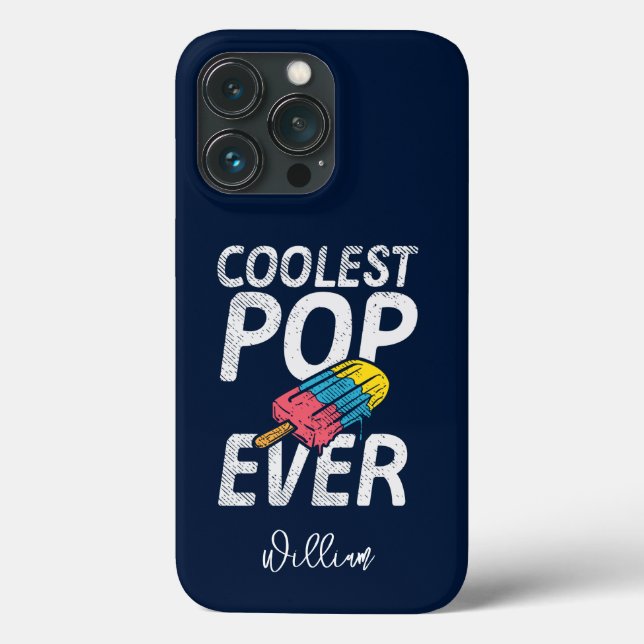 Coques Case-Mate iPhone Cool Papa Fête des pères Fun Gag crème glacée (Verso)