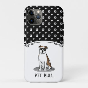 Case-Mate iPhone Case Cool Pit Bull et lunettes de soleil (lt brindle bl