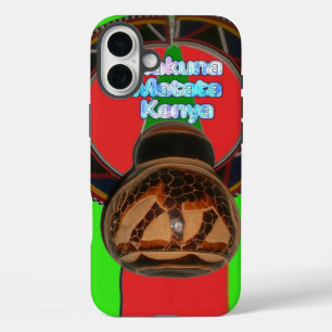 Coque Pour iPhone 16 Plus Cool Retro Vintage Hakuna Matata Cadeaux Kenya Gua