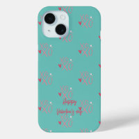Cool rose "XOXO"Coeurs Heureuse Sainte-Valentin