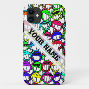 Coque Case-Mate iPhone COOL SOURIRE FACES GROUPE + votre texte