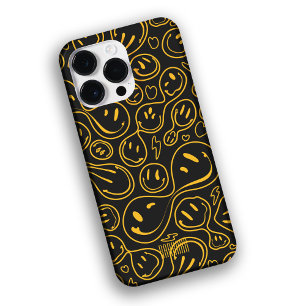Coque Case-Mate iPhone Cool Sourire visage Melting Sourire Motif jaune