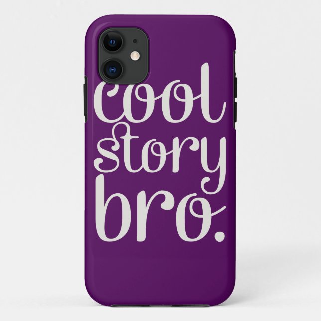 Coques Case-Mate iPhone Cool Story Brun violet (Dos)