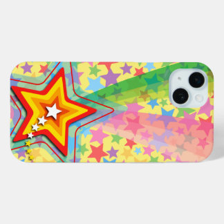Coque Case-Mate iPhone Cool Superstar Rainbow Fun Colorful Shooting Star