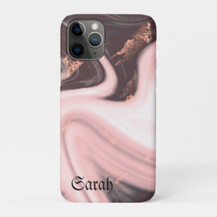 Case-Mate iPhone Case Cool tendance marbre noir Coque-coque iphone -mat