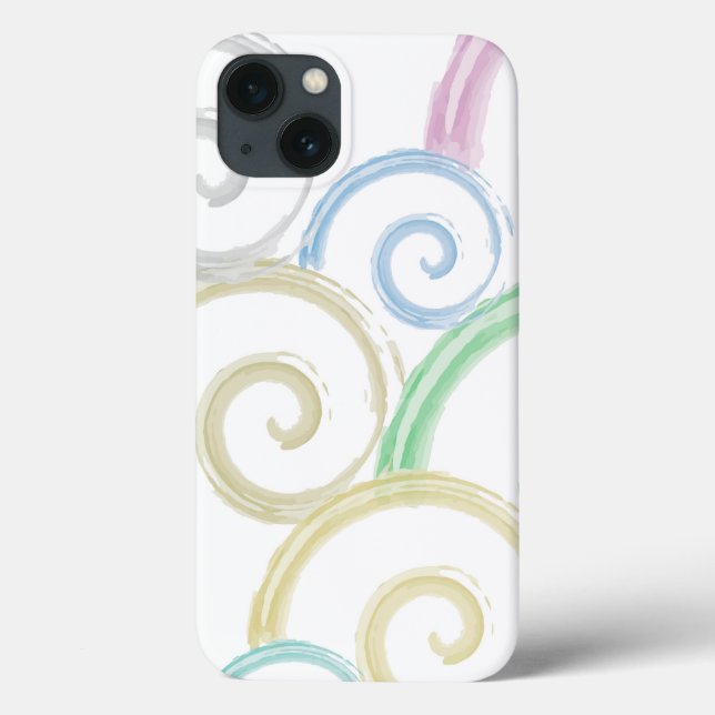 Coques Case-Mate iPhone Cool, tendance, moderne onduleur brosses (Verso)